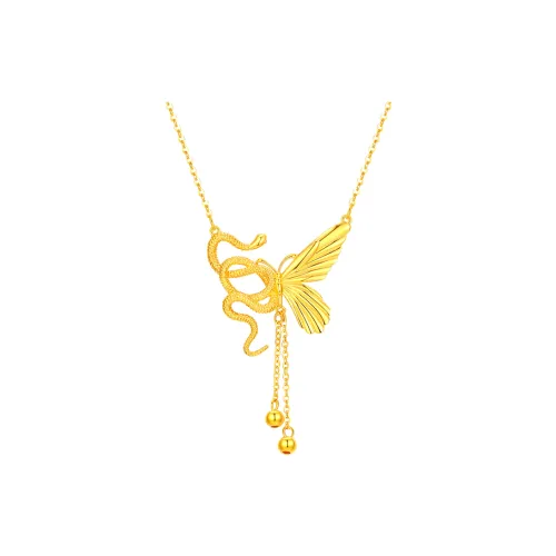 CHINA GOLD S 999 Fine Silver Necklaces Women's