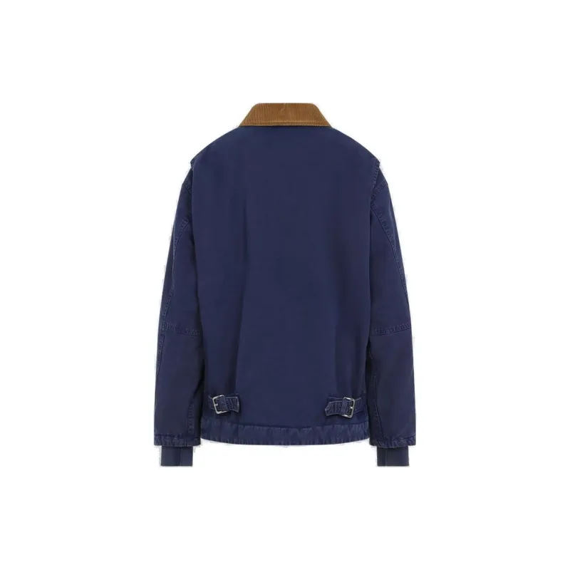 MIU MIU Logo Detailed Zipped Jacket-1