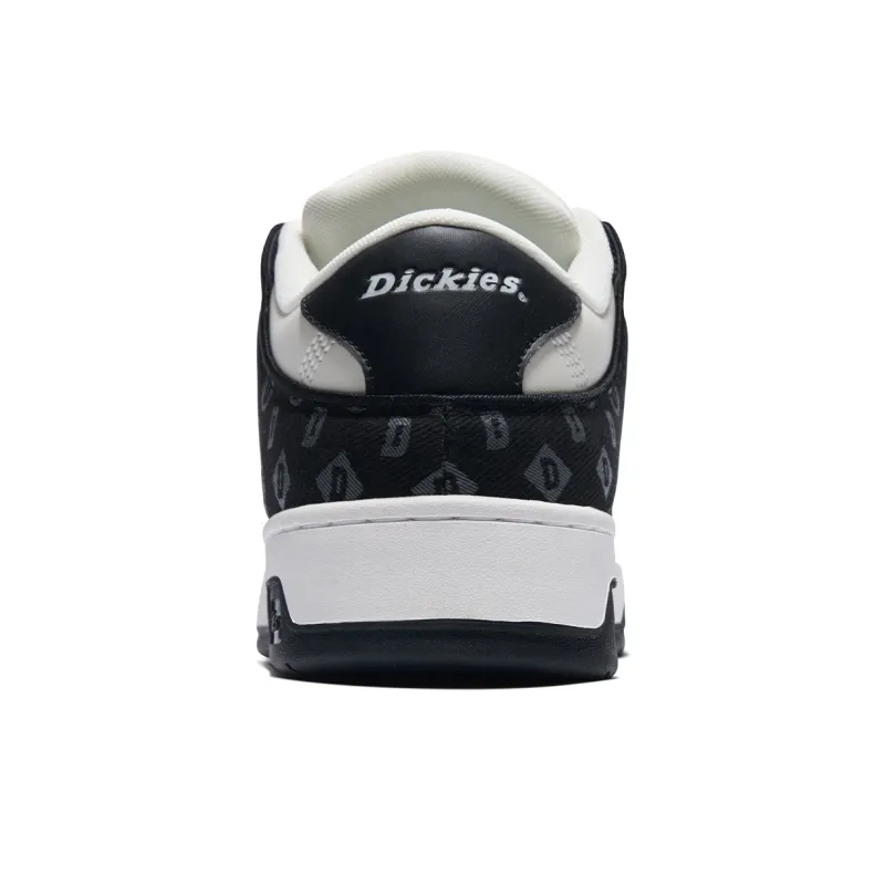 Dickies Low Top Skateboard Shoes Men's Black White-3