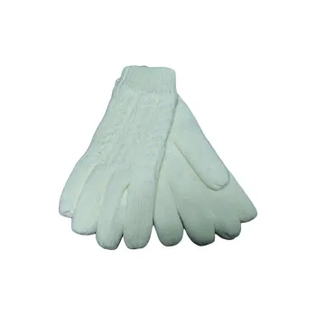 Champion Acrylic Knit Gloves Unisex White