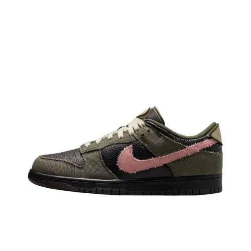 Nike Dunk Anti Slip Wear Resistant Low Top Skateboard Shoes Men
s Green Black