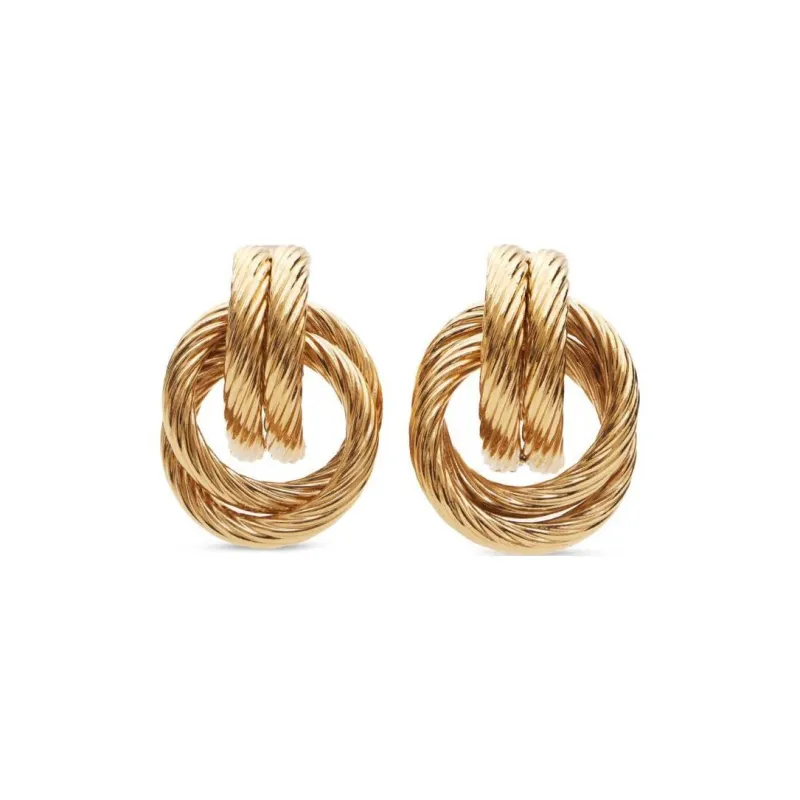 Givenchy 1990 2000s Door knocker Clip on Earrings-0