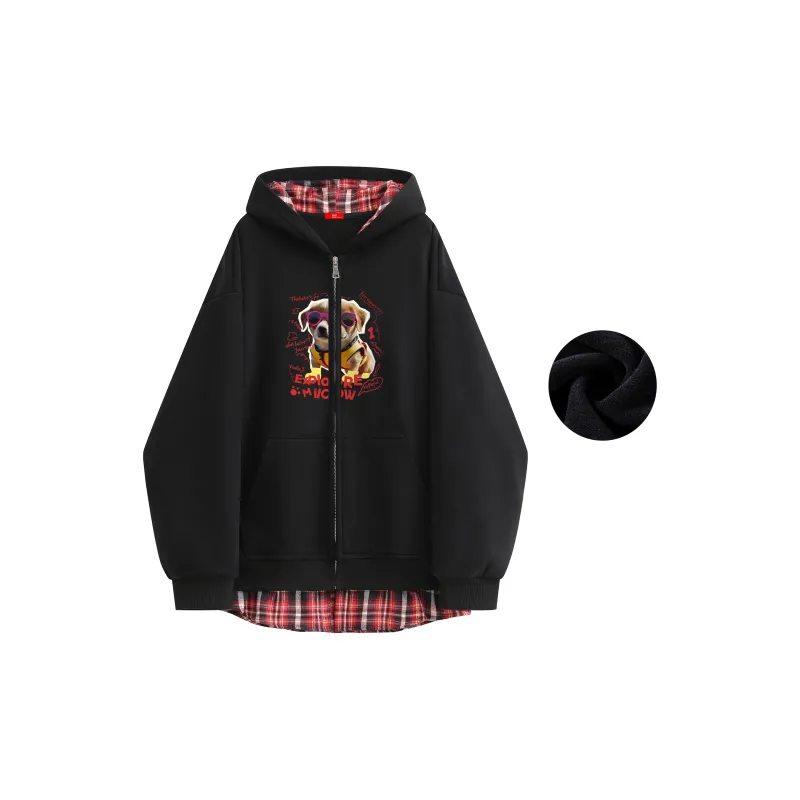MIIOW Trend Party Series Sweatshirt Unisex Black-10