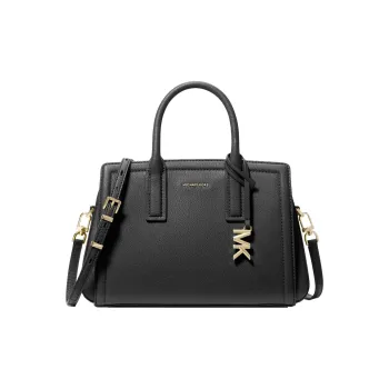 MICHAEL KORS Leather Tote Bag, Shopping Bag, Shoulder Bag, Crossbody Bag, Handbag Trumpets Women's Black