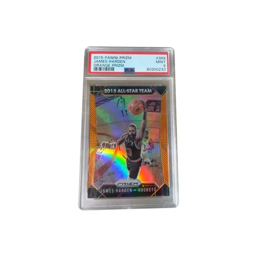 PANINI 2015 16 PRIZ MJAMES H Harden Houston Rockets 30/65 Edition Orange Refractive Card PSA 9 Grade Sports Cards 1 Pc