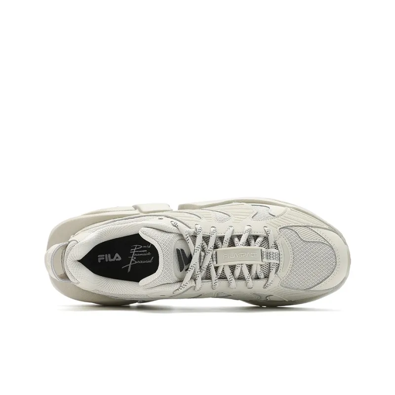 FILA Space Cushioning Wear-Resistant Low-Top Casual Shoes Women's Oat Brown-3