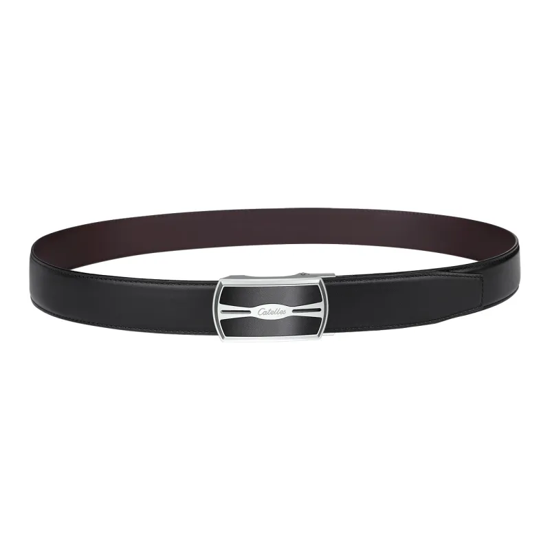 CATELLES Top Grain Cow Leather Leather Belts Men's 3.5cm-3
