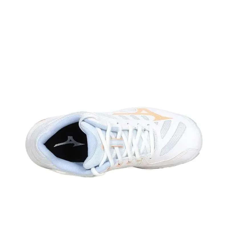 Mizuno Women's Wave Voltage 'White Peach Parfait' Women's-4