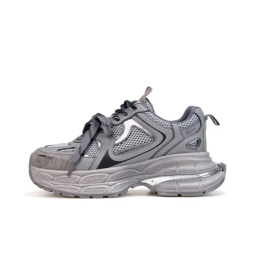 Joy&Mario Height Increasing Low Top Chunky Sneakers Women's