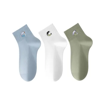Lan Miao Mid Calf Socks Men's 3 Pack