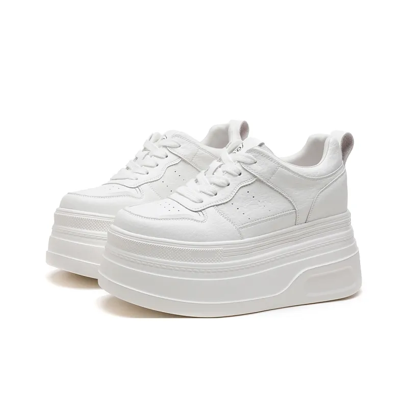 CARDANRO Small-sized Sky Vegetables Non-slip Support Low-Top Skateboard Shoes Women's White-2