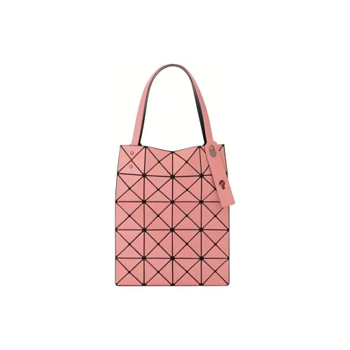 ISSEY MIYAKE Lucent Boxy Polyvinyl Chloride Resin Polyester Tote Bag Shopping Bag Shoulder Bag Handbag Women's Pink
