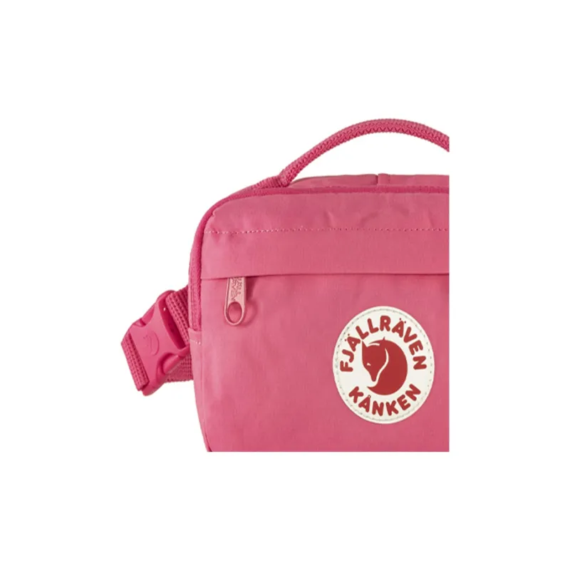 Fjallraven Kanken Polyester Fabric Fanny Pack Crossbody Bags Small Size Unisex Flamingo Pink-3