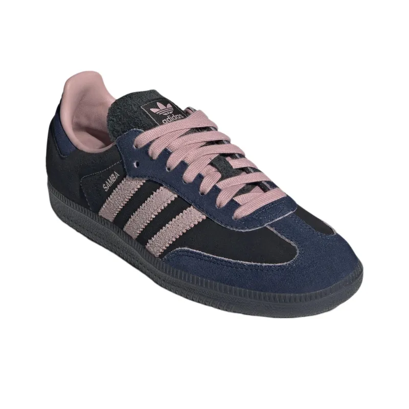 Adidas Samba Og Black Wonder Mauve Indigo Women's-2