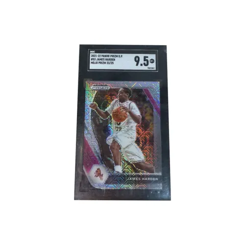 PANINI 2021-2022 Prizm Draft Picks James Harden University James Harden Mojo Fold 25 SGC 9.5 Grade Graded Cards 1 Pc