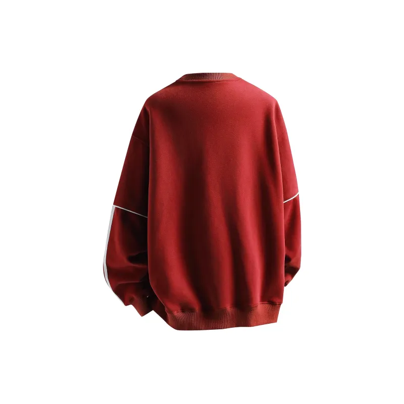 MEIPIN TANG Sweatshirt Unisex Coffee Brown-5