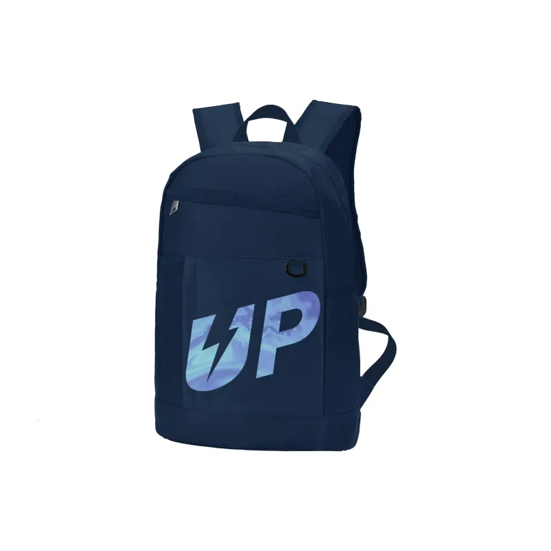 TURN UP Polyester Backpack Unisex Blue-5