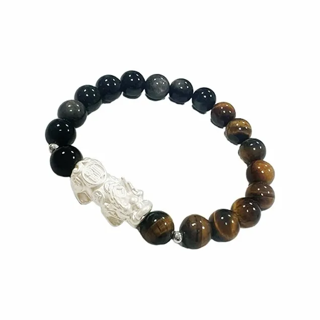VERENA REINE Tiger's Eye Stone Bracelets Unisex-0