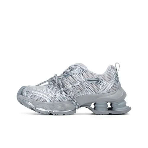 GG CC Sports Casual Shoes Cushioned Abrasion Resistant Slip Resistant Vintage Height Increasing Chunky Sneakers Women's