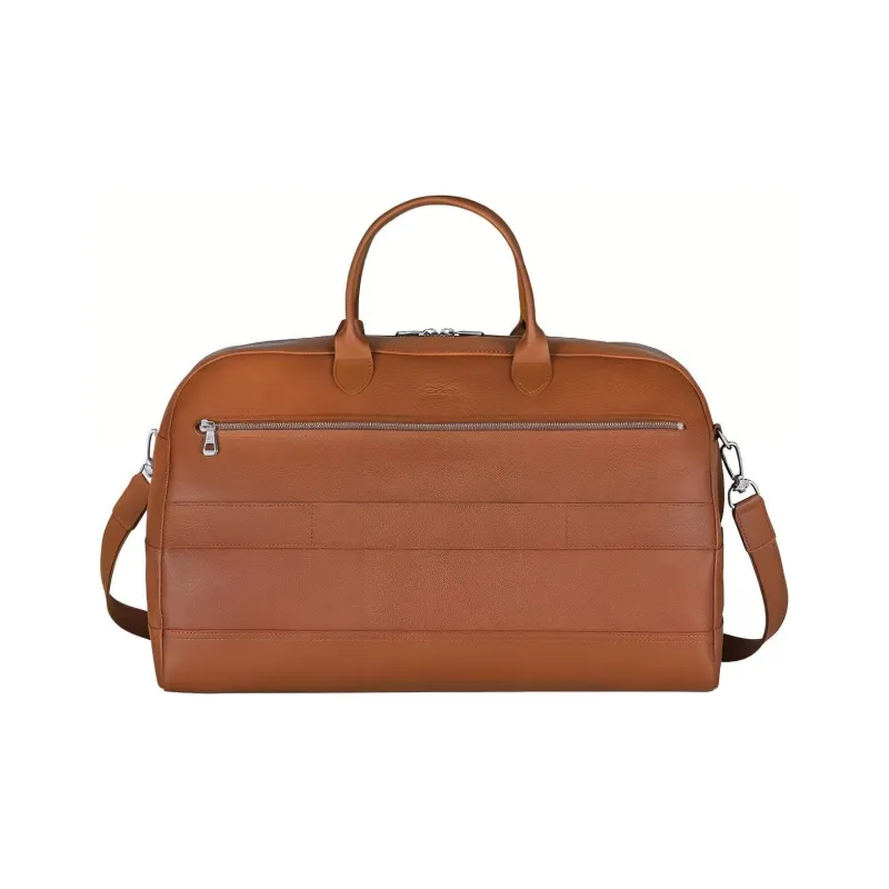 LONGCHAMP Le Foulonné Cow Leather Handbag Shoulder Bag Crossbody Bag Travel Bag Women's Light Red Umber-2