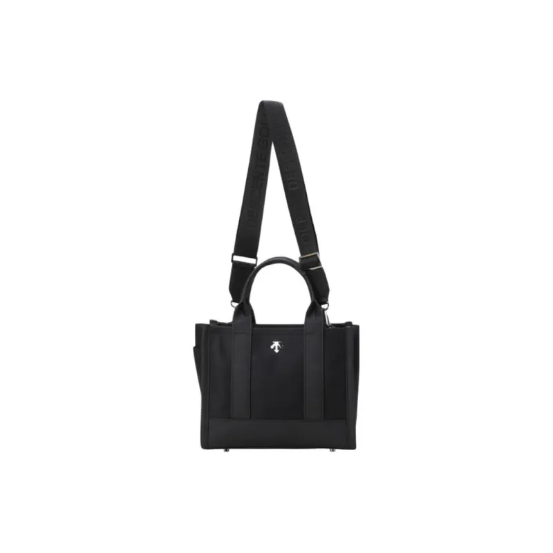 DESCENTE Nylon Tote Bag, Shopping Bag, Shoulder Bag, Crossbody Bag, Handbag Mini Women's Black-0