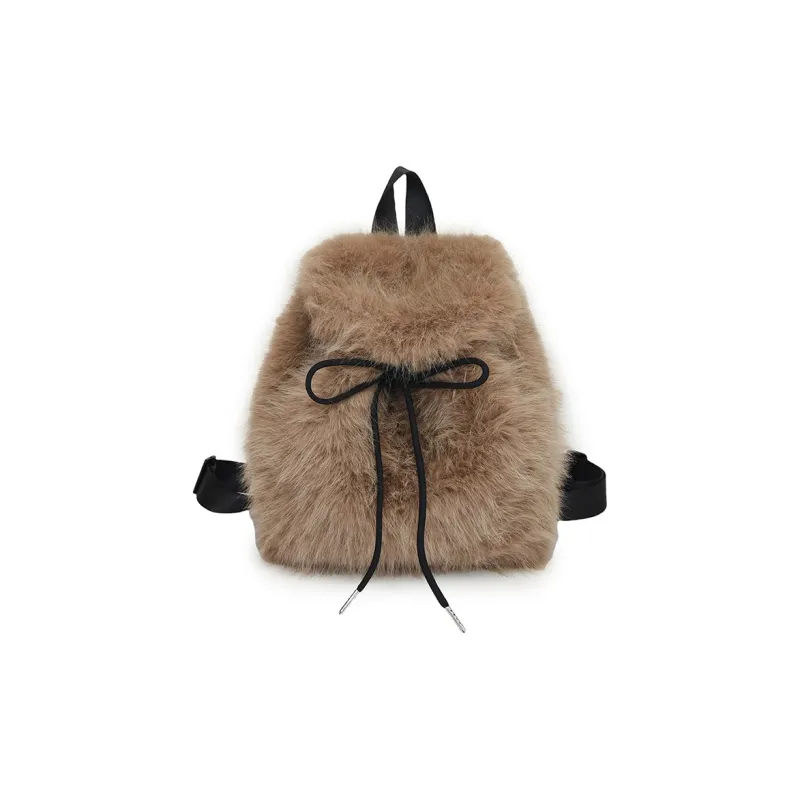 Yalu Plush Backpack Regular Women's Multicolor-7