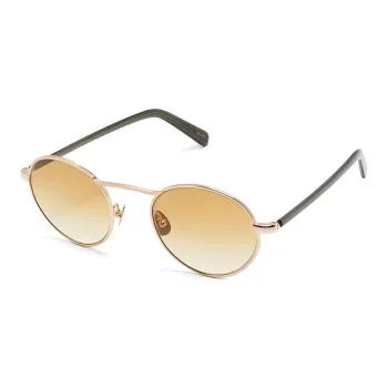 MOSCOT Metal Round Sunglasses Unisex Yellow