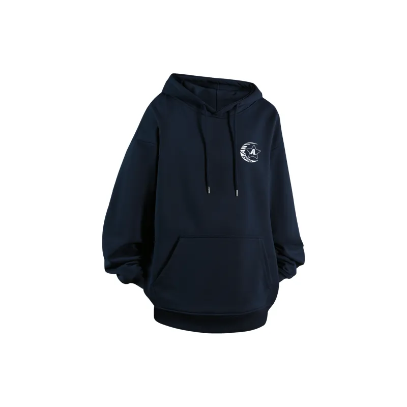 Anyveiw Sweatshirt Unisex Navy Blue-1