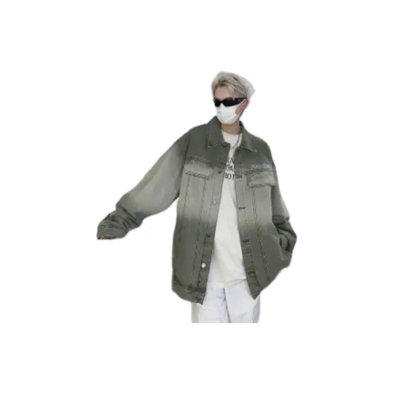 TESTUNG Denim Jackets Unisex-17