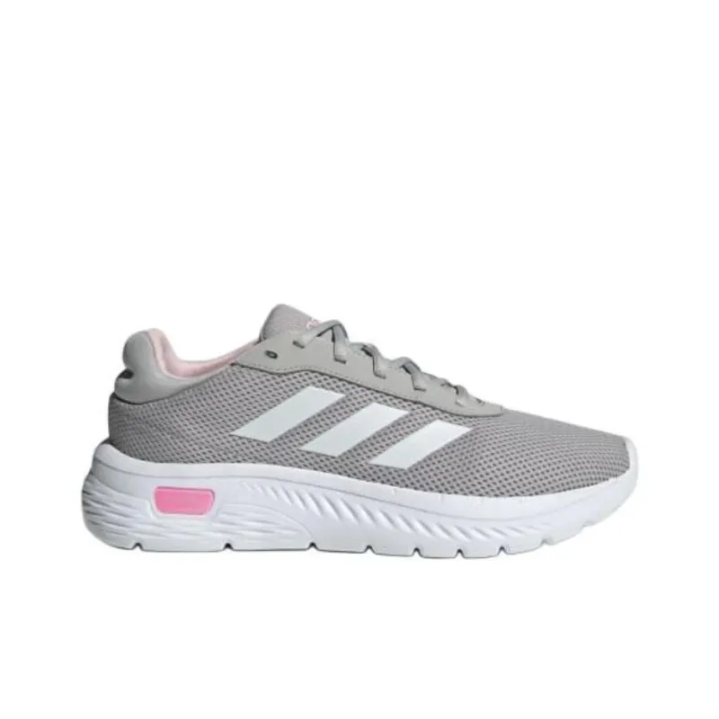 Adidas Cloudfoam Comfy Grey Two Cloud White Clear Pink Women's-1