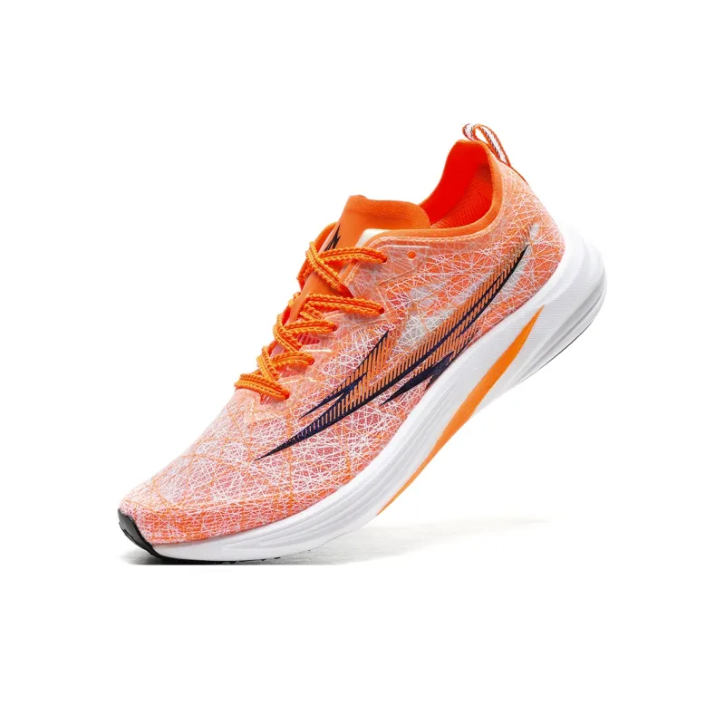Dynamic Power Running Shoes Unisex Low Top Vibrant Orange-1