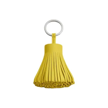 HERMES Milo Lambskin Keychain Bag Accessory Women's 9R Lime Lemon