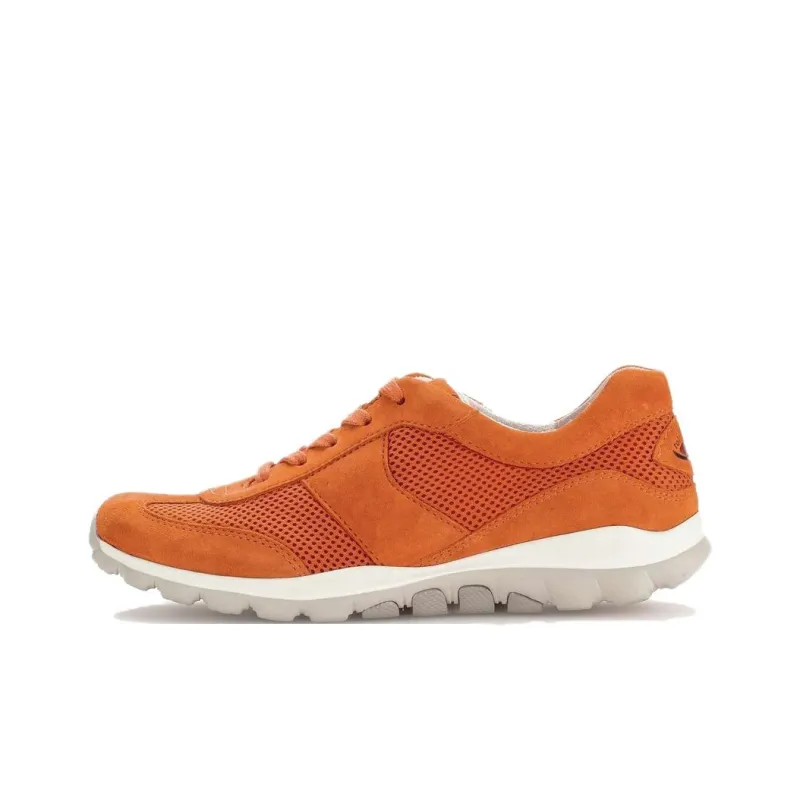 Gabor Rollingsoft Low Top Casual Shoes Women's Orange-0