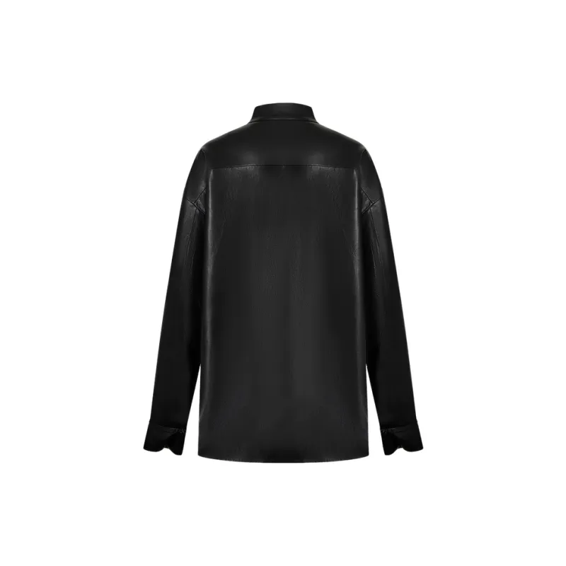 MOCO Leather Jacket Women's Black-1