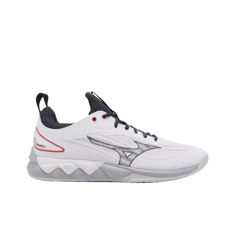 Mizuno Wave Luminous 3 'White Salsa Black'-2