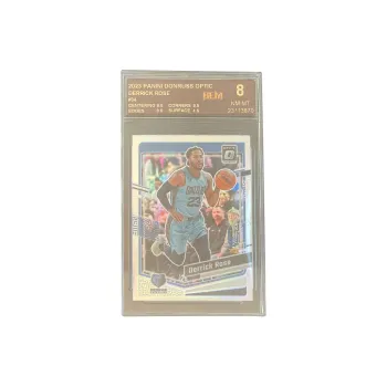 PANINI 2023 24 Durex OP Derrick Rose Grizzlies, Derrick, Rose, Silver Fold, Taka BEM 8 Points Graded Cards 1 Pc
