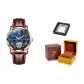 Rose Case Blue Dial Brown Leather[Box Limited Edition]