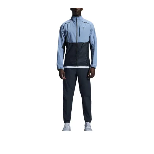 On Weather Jackets Coats Men's Light Gray Blue/Midnight