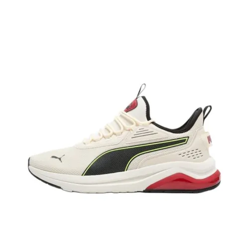 PUMA Amplifier Anti-Slip Wear-Resistant Low-Top Casual Shoes Men's Beige Black