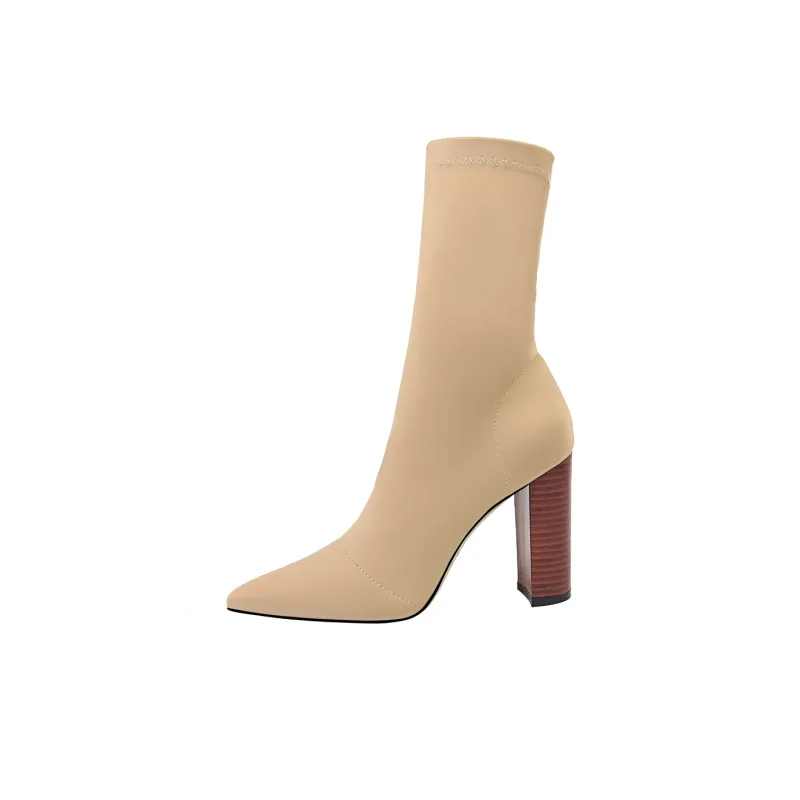 QITUMAUL Ankle Boots 9.5cm Women's-3