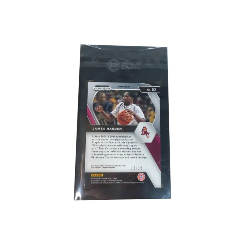 PANINI 2021 2022 Prizm Draft Picks James Harden University James Harden Mojo Fold 25 SGC 9.5 Grade Graded Cards 1 Pc-1