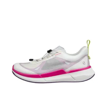 Ecco Biom 2.2 Breathru Low Top Casual Shoes Women's White Red
