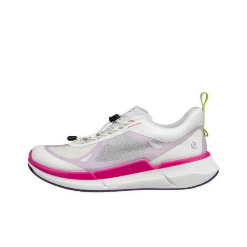 Ecco Biom 2.2 Breathru Low Top Casual Shoes Women's White Red