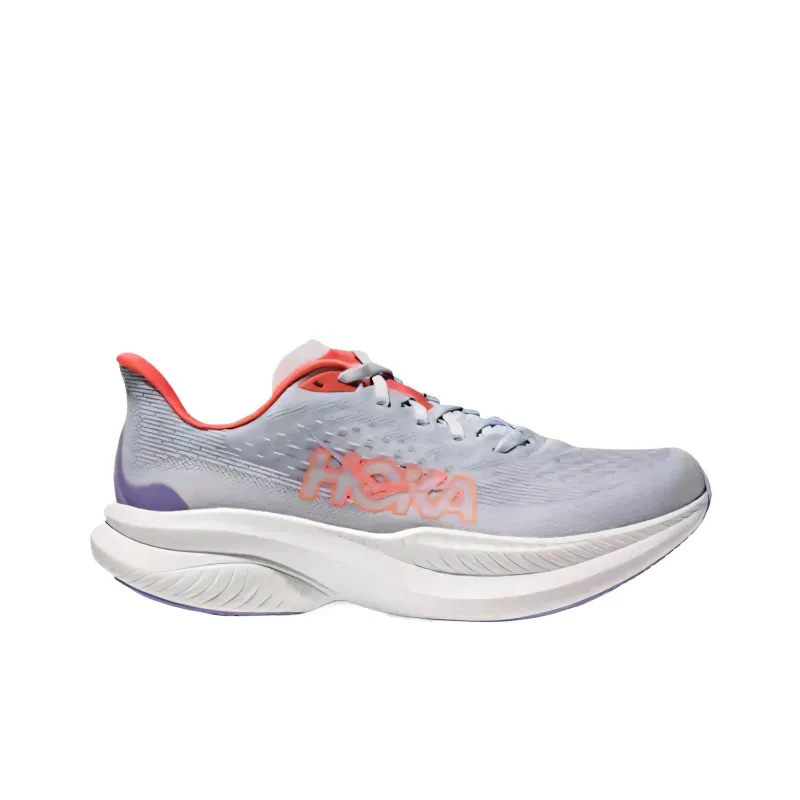 HOKA ONE ONE MACH 6 Cushioning Breathable Low Top Running Shoes Women's Gray-1