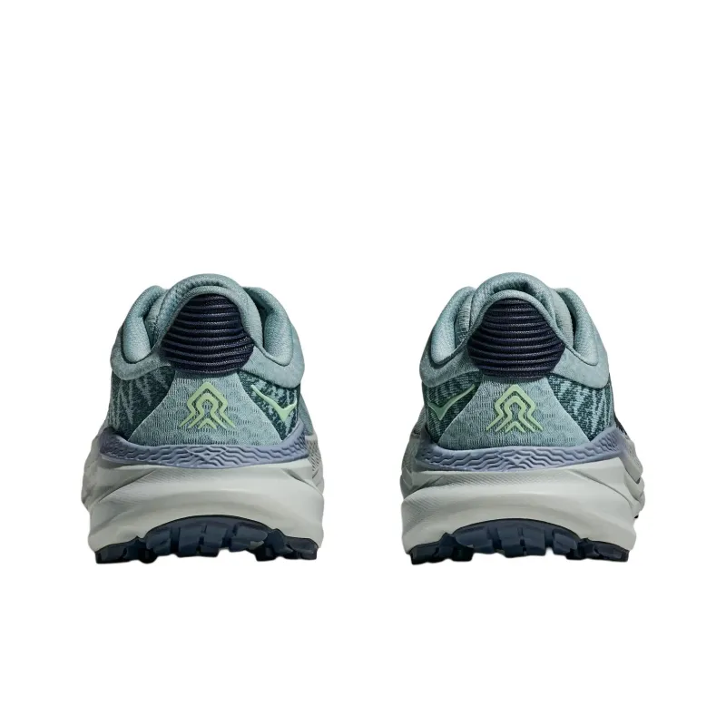 HOKA ONE ONE Challenger 7 Anti Slip Wear Resistant Low Top Running Shoes Women's Gray Blue-2