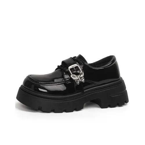 EEueeczs Casual Single Shoes Women's Black