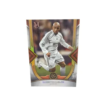 Topps Champions League Museum Brazil Real Madrid Robert Carlos 125 PC Player Card Quality Guaranteed Sports Cards 1 Pc