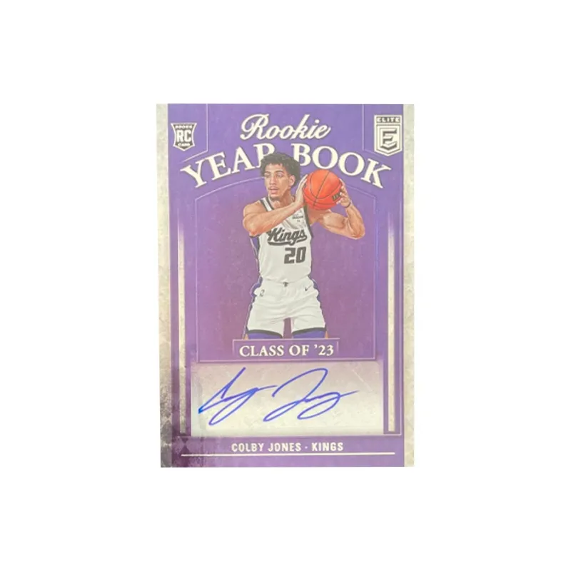 PANINI 2023 24 Elite King Superstar Jones Rising Stars Year Signature Card RC Special Card Sports Cards 1 Pc-0