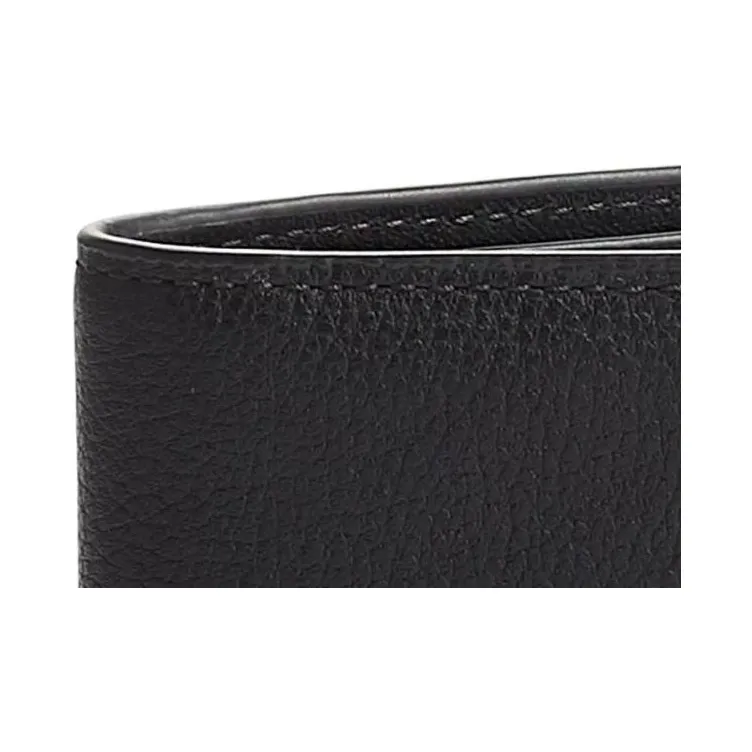 TUMI Textured Leather Wallet Men's Black-2