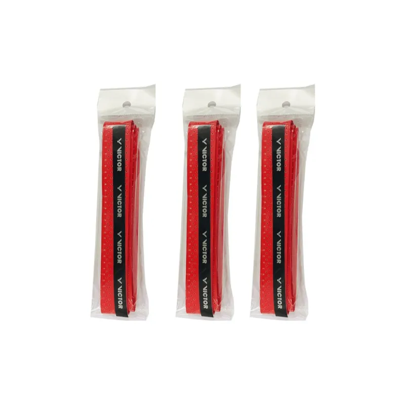 VICTOR Badminton Grip Tape Keel Polyurethane Thickened 3 Pack-4